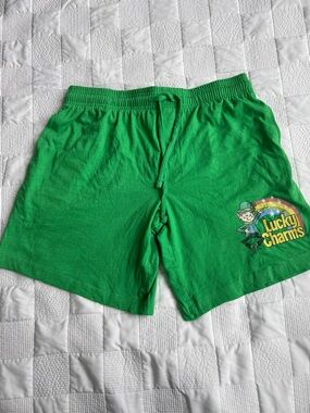Lucky Charms Green Athletic Shorts for Women